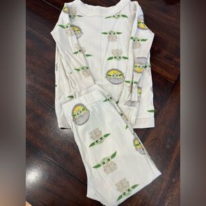 Long sleeved top and long pant PJs